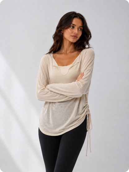Haut de Sport Ajustable - Beige